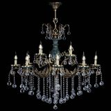 Люстра бронзовая Алфея Малахит №12 шар в Пензе Люстра бронзовая Алфея Малахит №12 шар в Пензе