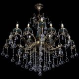 Люстра бронзовая Алфея Малахит №12 шар в Пензе Люстра бронзовая Алфея Малахит №12 шар в Пензе