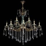 Люстра бронзовая Алфея Малахит №12 журавлик в Пензе Люстра бронзовая Алфея Малахит №12 журавлик в Пензе