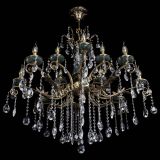 Люстра бронзовая Алфея Малахит №12 звездочка в Пензе