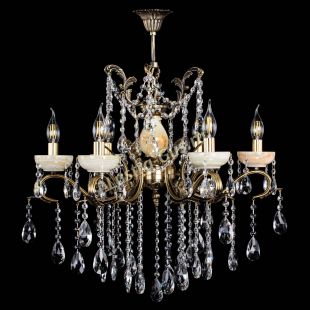 Бронзовая люстра Алфея Оникс №6 шар