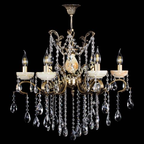 Люстра бронзовая Алфея Оникс №6 журавлик в Пензе Гусь Хрустальный