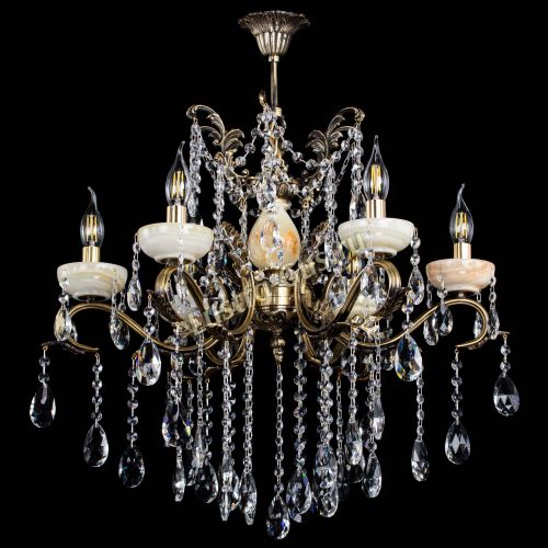 Люстра бронзовая Алфея Оникс №6 журавлик в Пензе Гусь Хрустальный