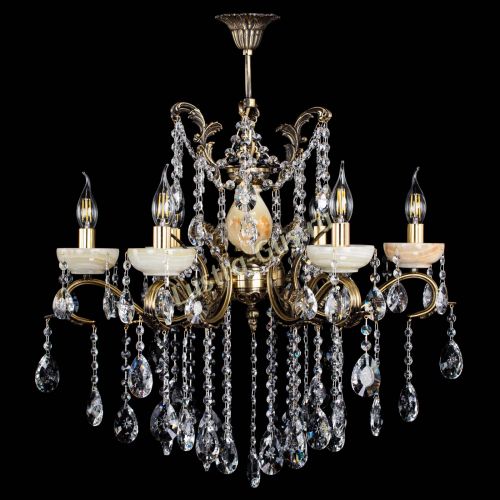 Люстра бронзовая Алфея Оникс №6 звездочка в Пензе Гусь Хрустальный