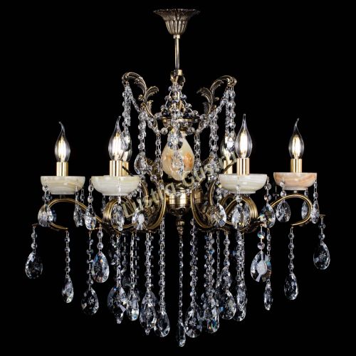 Люстра бронзовая Алфея Оникс №6 звездочка в Пензе Гусь Хрустальный