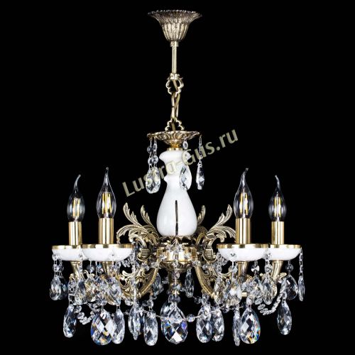 Люстра бронзовая Атланта из мрамора Баден №5/3 в Пензе Гусь Хрустальный