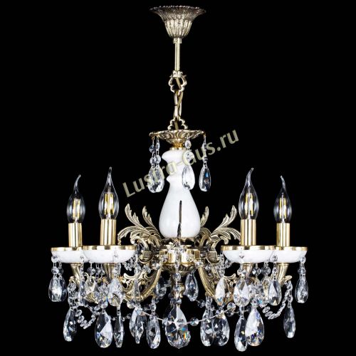Люстра бронзовая Атланта из мрамора №5/3 Лучик в Пензе Гусь Хрустальный
