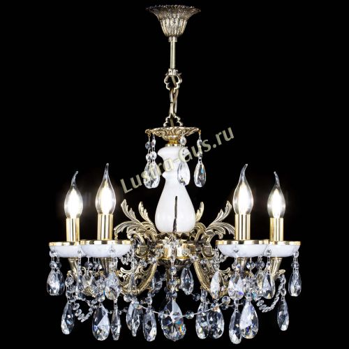 Люстра бронзовая Атланта из мрамора №5/3 Лучик в Пензе Гусь Хрустальный