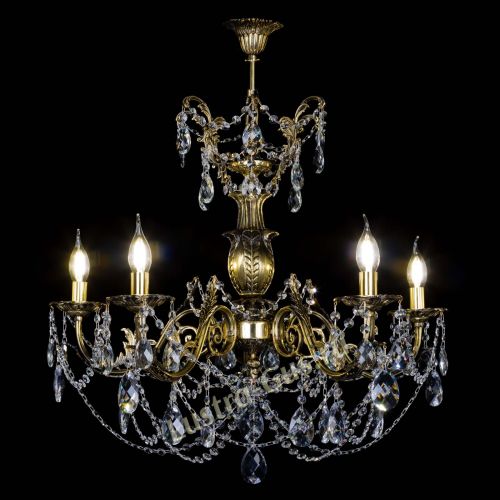 Люстра бронзовая Делия №5 баден в Пензе Гусь Хрустальный