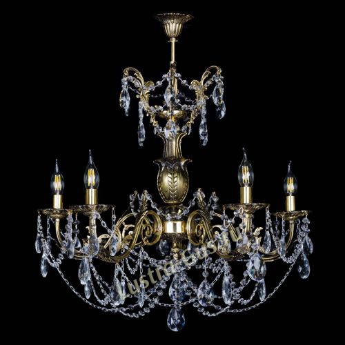 Люстра бронзовая Делия №5 журавлик в Пензе Гусь Хрустальный