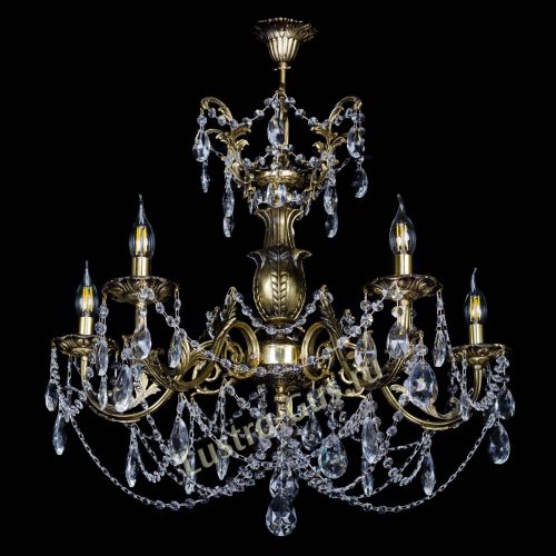 Люстра бронзовая Делия №5 журавлик в Пензе Гусь Хрустальный