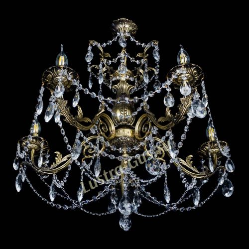 Люстра бронзовая Делия №5 журавлик в Пензе Гусь Хрустальный