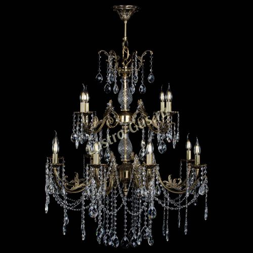 Люстра бронзовая Кассандра Алфея №12 баден в Пензе Гусь Хрустальный