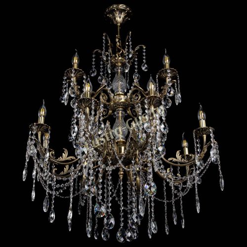 Люстра бронзовая Кассандра Алфея №12 баден в Пензе Гусь Хрустальный