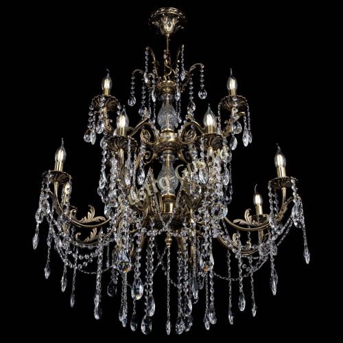 Люстра бронзовая Кассандра Алфея №12 журавлик в Пензе Гусь Хрустальный