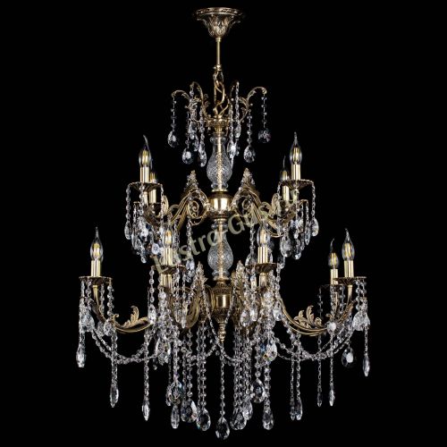 Люстра бронзовая Кассандра Алфея №12 звездочка в Пензе Гусь Хрустальный