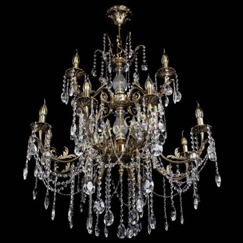 Люстра бронзовая Кассандра Алфея №12 звездочка в Пензе Гусь Хрустальный