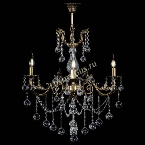 Люстра бронзовая Кассандра Алфея №3/1 шар в Пензе Гусь Хрустальный