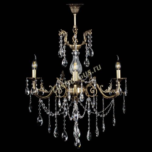 Люстра бронзовая Кассандра Алфея №3/1 журавлик в Пензе Гусь Хрустальный