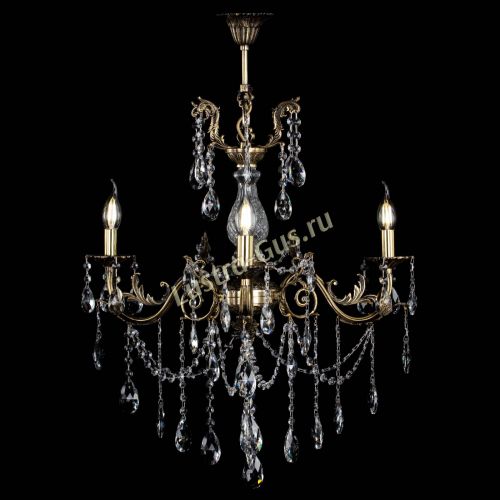 Люстра бронзовая Кассандра Алфея №3/1 журавлик в Пензе Гусь Хрустальный