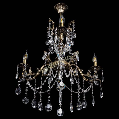 Люстра бронзовая Кассандра Алфея №3/1 звездочка в Пензе Гусь Хрустальный