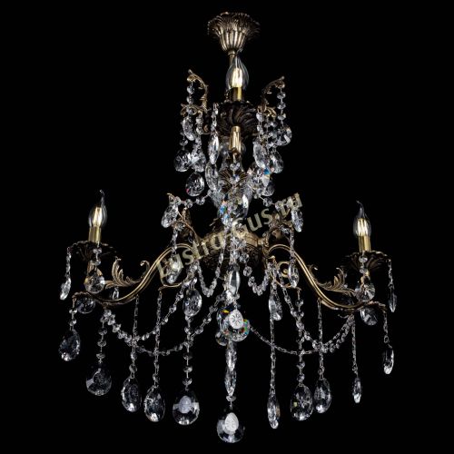 Люстра бронзовая Кассандра Алфея №3/1 звездочка в Пензе Гусь Хрустальный