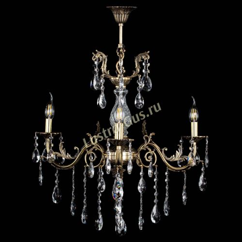 Люстра бронзовая Кассандра Алфея №3/2 журавлик в Пензе Гусь Хрустальный