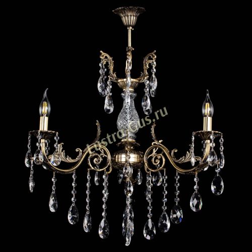 Люстра бронзовая Кассандра Алфея №3/2 журавлик в Пензе Гусь Хрустальный