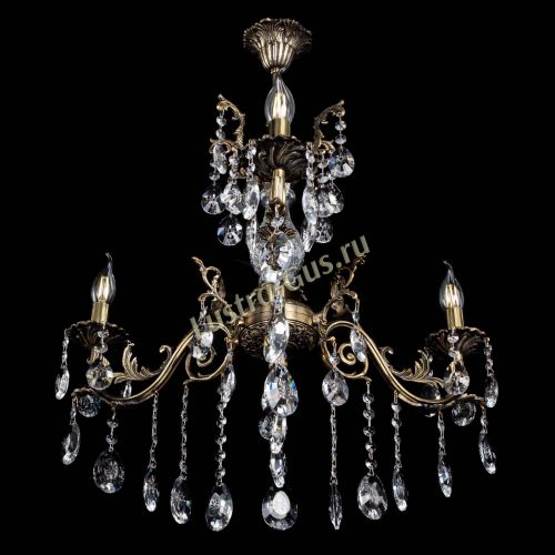 Люстра бронзовая Кассандра Алфея №3/2 звездочка в Пензе Гусь Хрустальный