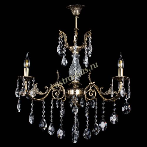 Люстра бронзовая Кассандра Алфея №3/2 звездочка в Пензе Гусь Хрустальный