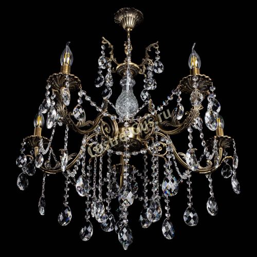 Люстра бронзовая Кассандра Алфея №5/1 баден в Пензе Гусь Хрустальный