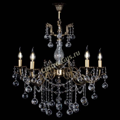 Люстра бронзовая Кассандра Алфея №5/1 шар в Пензе Гусь Хрустальный