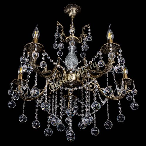 Люстра бронзовая Кассандра Алфея №5/1 шар в Пензе Гусь Хрустальный