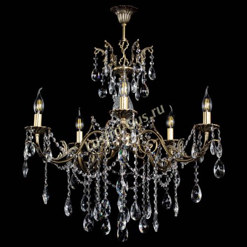 Люстра бронзовая Кассандра Алфея №5/1 журавлик в Пензе Гусь Хрустальный