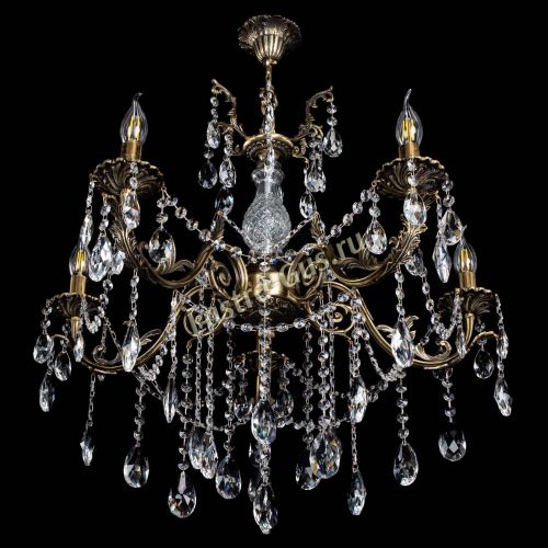 Люстра бронзовая Кассандра Алфея №5/1 журавлик в Пензе Гусь Хрустальный