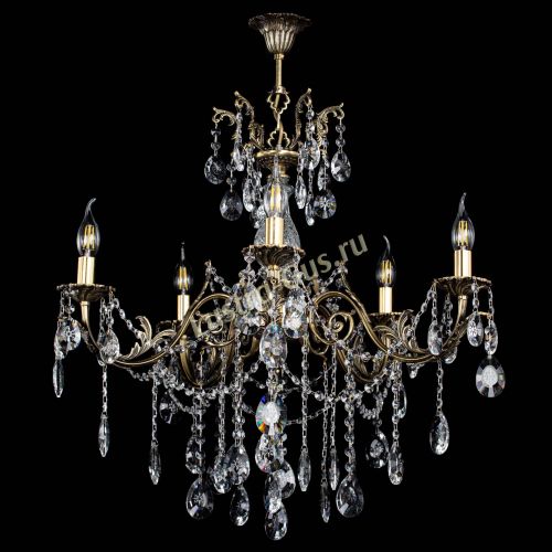 Люстра бронзовая Кассандра Алфея №5/1 звездочка в Пензе Гусь Хрустальный