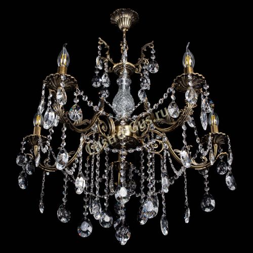 Люстра бронзовая Кассандра Алфея №5/1 звездочка в Пензе Гусь Хрустальный