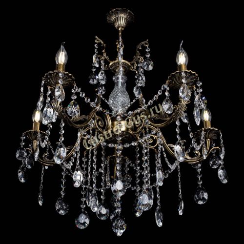 Люстра бронзовая Кассандра Алфея №5/1 звездочка в Пензе Гусь Хрустальный