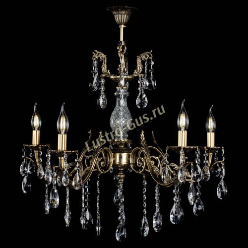 Люстра бронзовая Кассандра Алфея №5/2 журавлик в Пензе Гусь Хрустальный