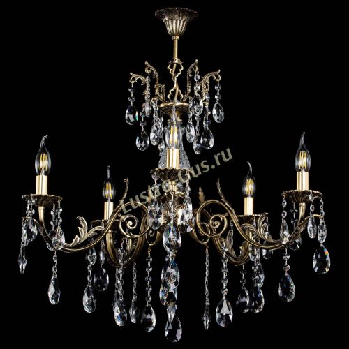 Люстра бронзовая Кассандра Алфея №5/2 журавлик в Пензе Гусь Хрустальный