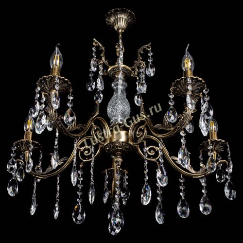 Люстра бронзовая Кассандра Алфея №5/2 журавлик в Пензе Гусь Хрустальный