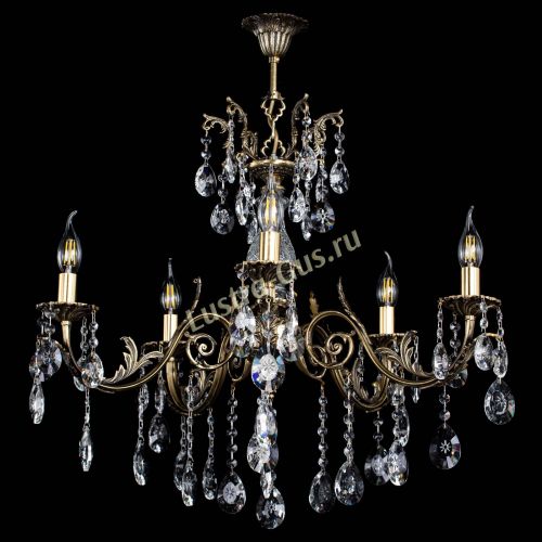 Люстра бронзовая Кассандра Алфея №5/2 звездочка в Пензе Гусь Хрустальный