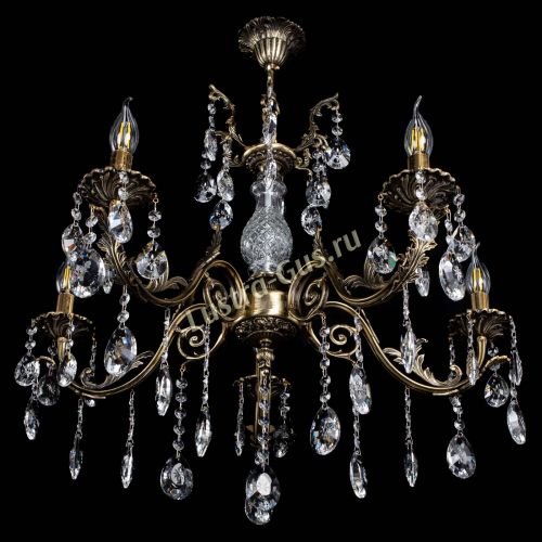 Люстра бронзовая Кассандра Алфея №5/2 звездочка в Пензе Гусь Хрустальный