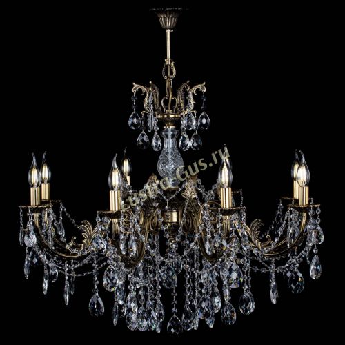 Люстра бронзовая Кассандра Алфея №8/1 баден в Пензе Гусь Хрустальный