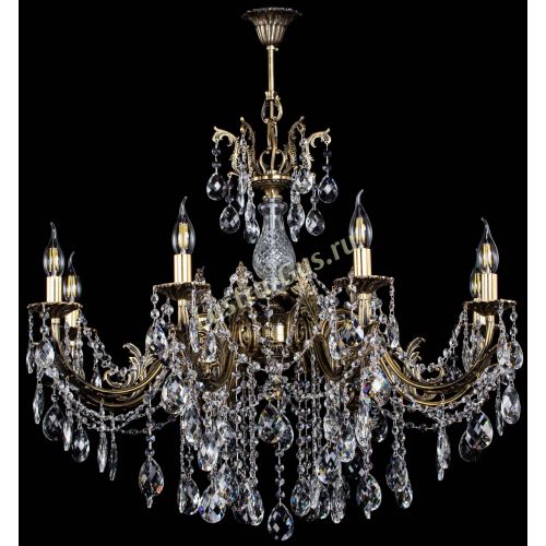 Люстра бронзовая Кассандра Алфея №8/1 баден в Пензе Гусь Хрустальный