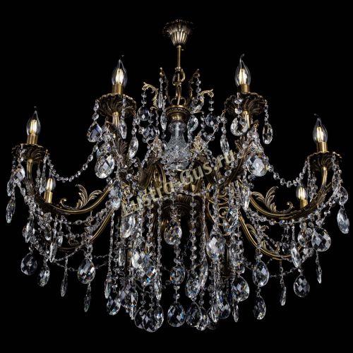 Люстра бронзовая Кассандра Алфея №8/1 баден в Пензе Гусь Хрустальный