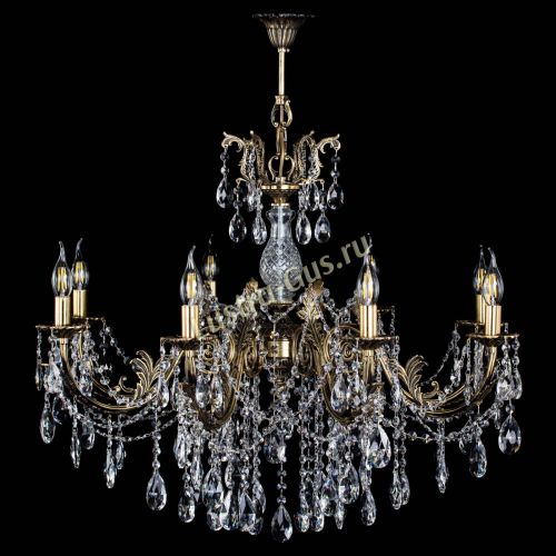 Люстра бронзовая Кассандра Алфея №8/1 журавлик в Пензе Гусь Хрустальный