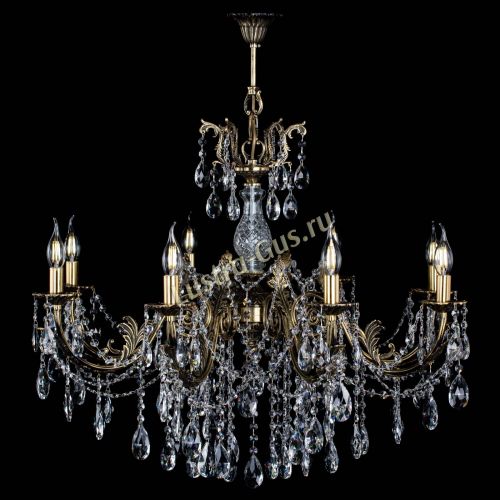 Люстра бронзовая Кассандра Алфея №8/1 журавлик в Пензе Гусь Хрустальный