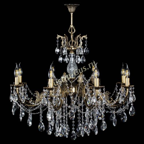 Люстра бронзовая Кассандра Алфея №8/1 звездочка в Пензе Гусь Хрустальный