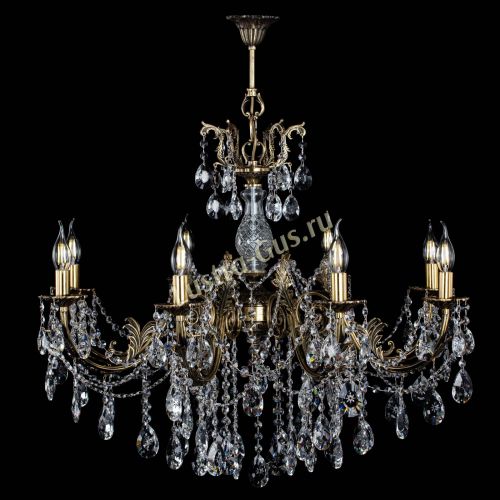 Люстра бронзовая Кассандра Алфея №8/1 звездочка в Пензе Гусь Хрустальный